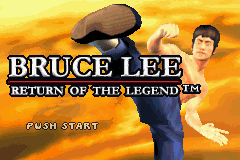 Bruce Lee - Return of the Legend Title Screen